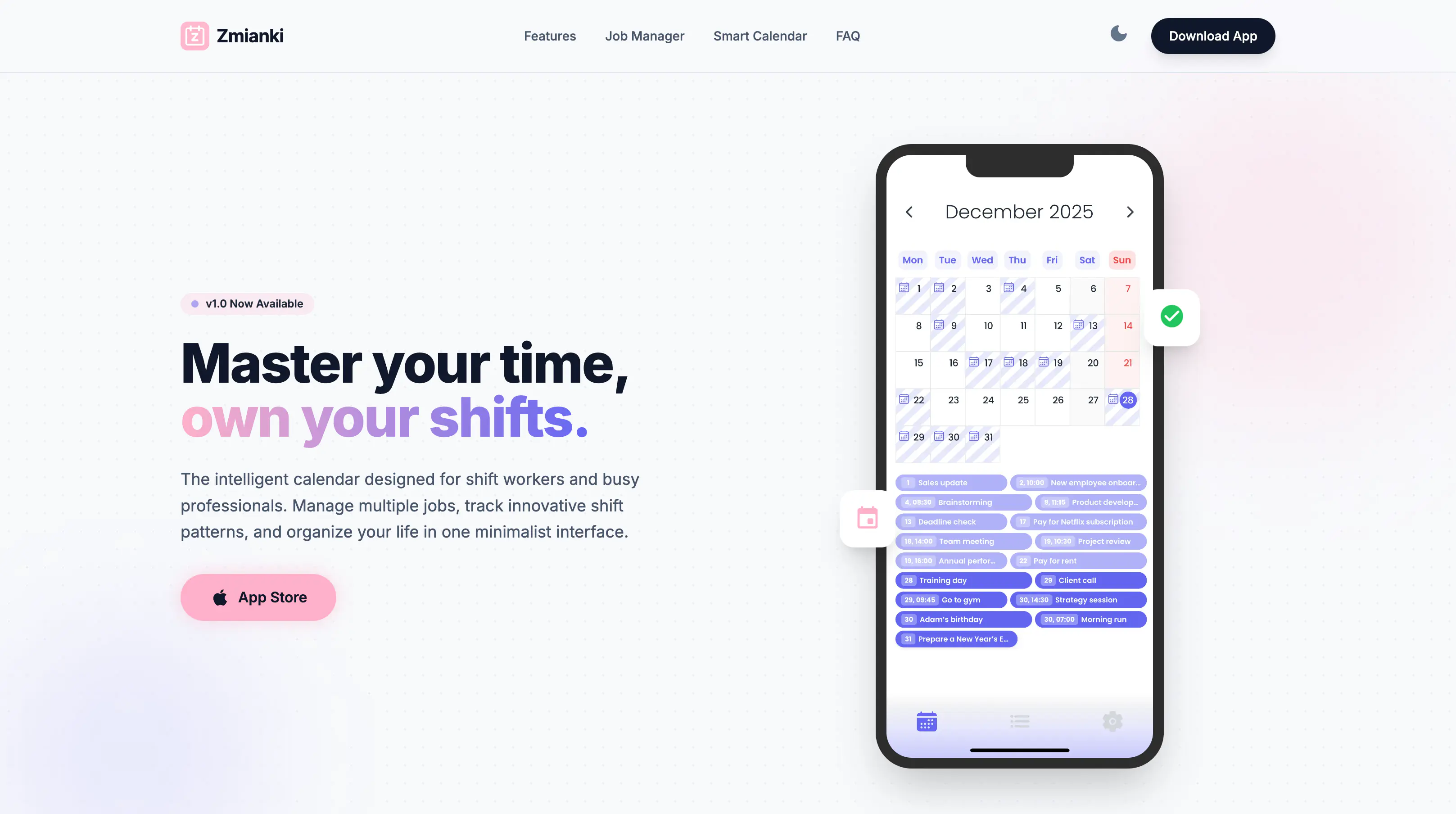 Zmianki - iOS Application